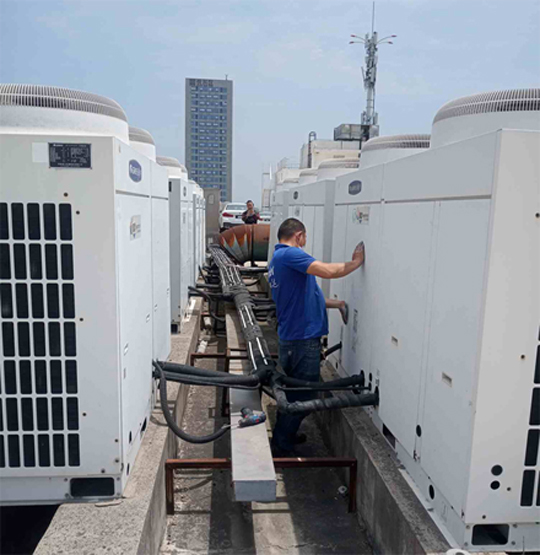 博乐中央空调制热和不制冷系统维修方法